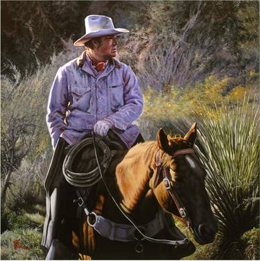 Original Figurative Horse Paintings by michele fiore