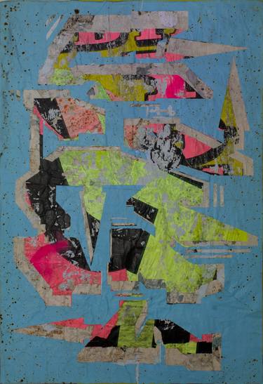 Print of Abstract Graffiti Collage by Salvatore Sart