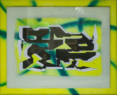 Print of Graffiti Collage by Salvatore Sart