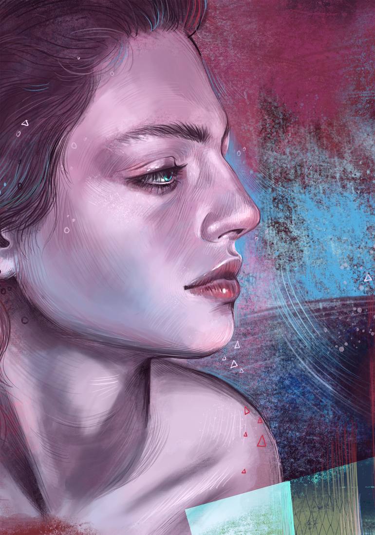 Original Abstract Women Digital by Natalia Nik