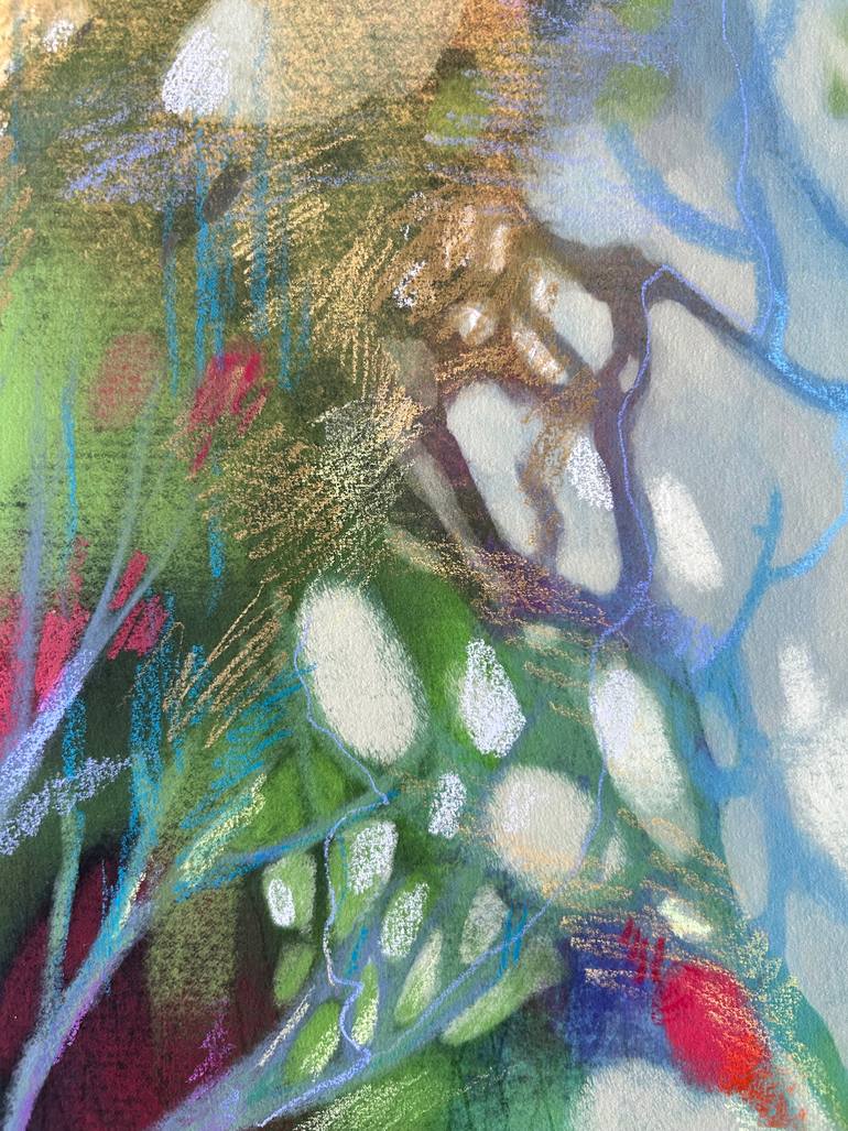 Original Abstract Nature Drawing by Natalia Nik