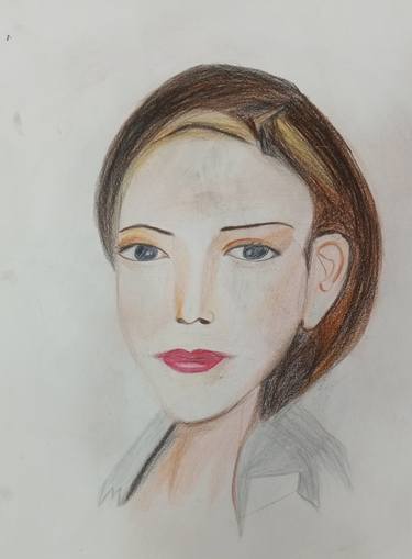 Print of Fine Art Portrait Drawings by Youstina Ebram