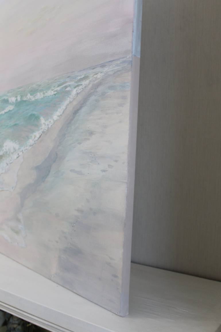 Original Photorealism Seascape Painting by Anna Kiss