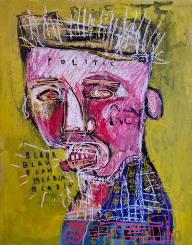 Original Abstract Men Paintings by Lucca Rodriguez