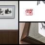 wide view, Japanese name stamp, frame closeup