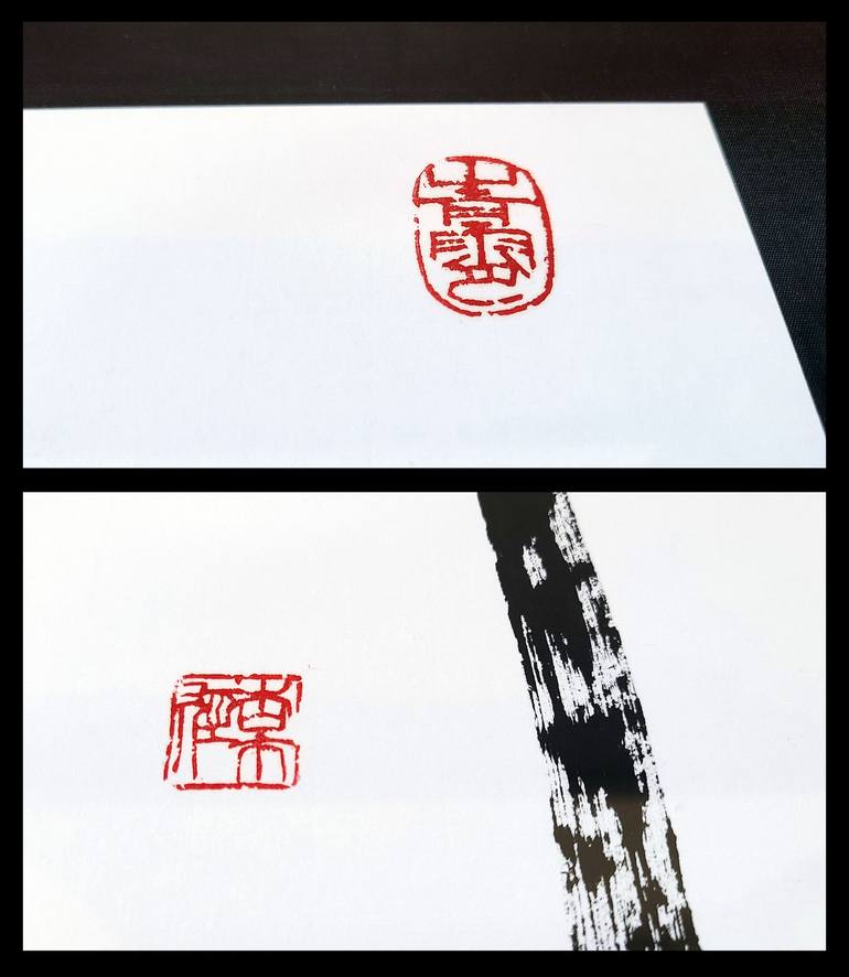 Original Calligraphy Drawing by Baikei Uehira