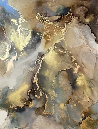 Original Abstract Nature Drawing by Elizaveta Konova
