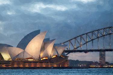 Sydney Harbour And Opera House. thumb