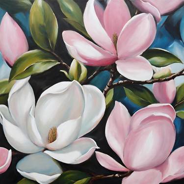 Original Abstract Floral Paintings by NILANJI PERERA