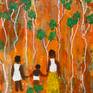 Australian-outback- acrylic painting-Aboriginal