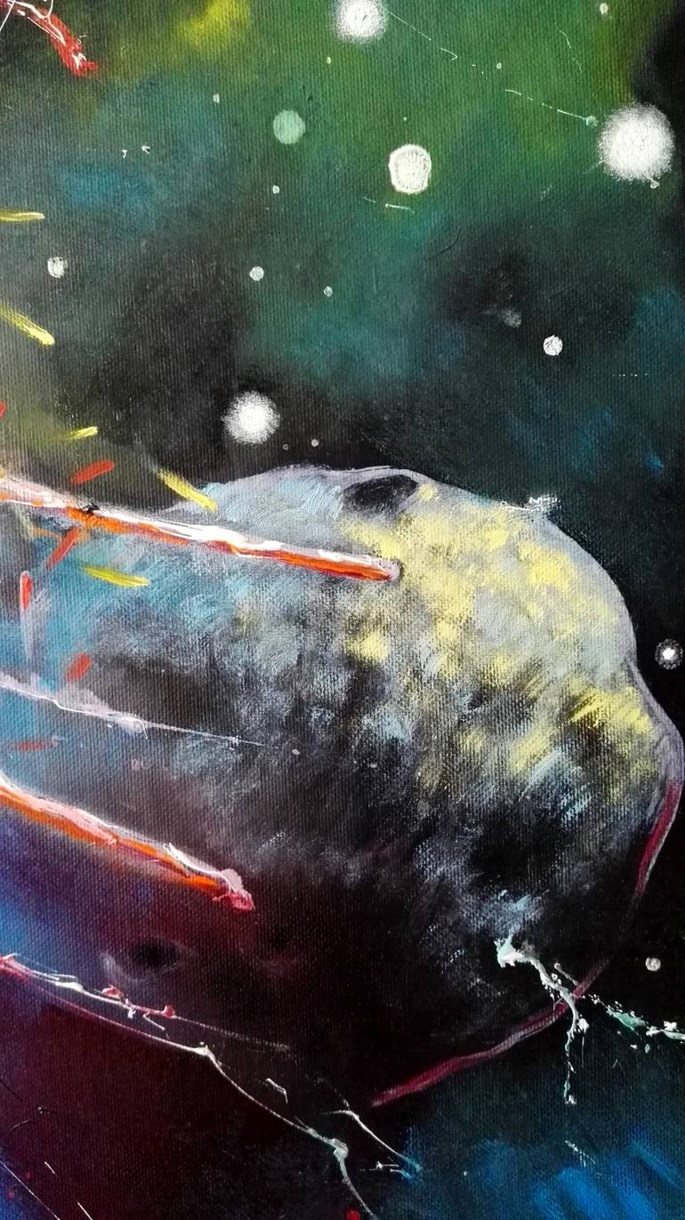 Original Conceptual Time Painting by Sven Reile