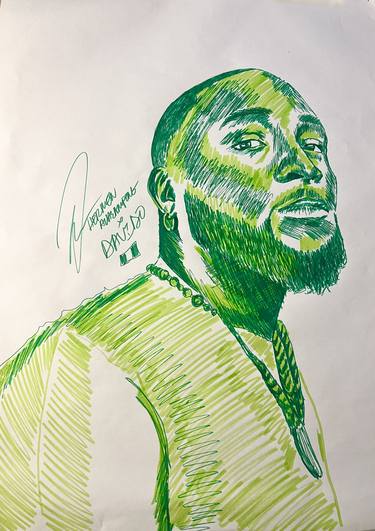 Original Contemporary Pop Culture/Celebrity Drawings by Hermen Acheampong