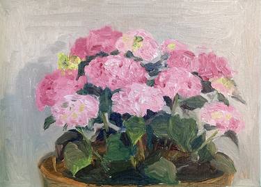 Print of Realism Floral Paintings by Nataliya Lemesheva