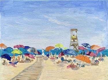 Original Impressionism Beach Paintings by Nataliya Lemesheva