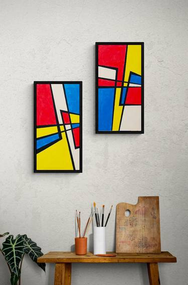 Print of Art Deco Abstract Paintings by Osama Riaz