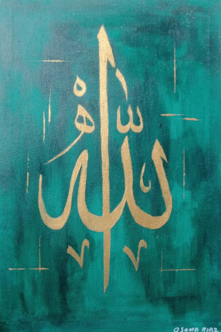Original Calligraphy Painting by Osama Riaz