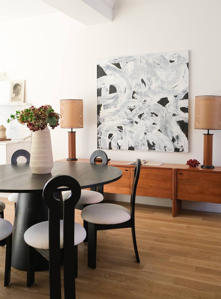 Original Abstract Expressionism Abstract Painting by Albion Vu