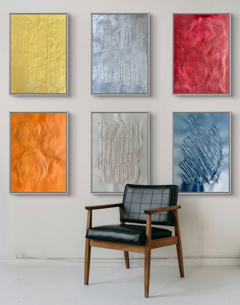 Original Abstract Expressionism Abstract Painting by Albion Vu