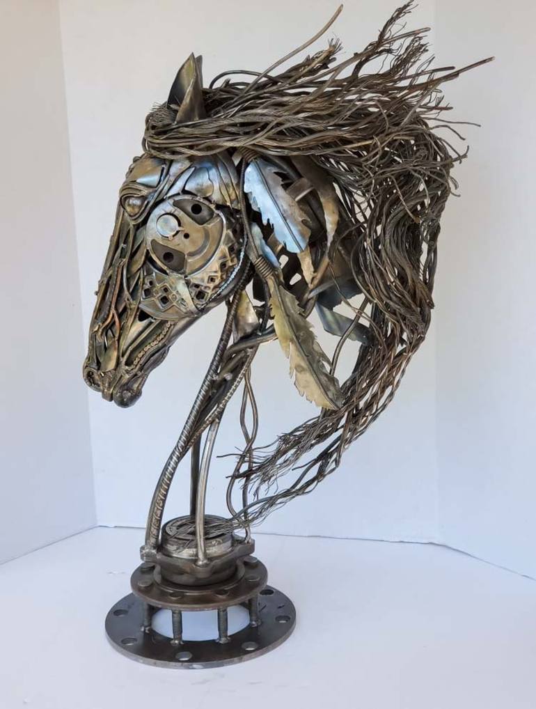 Original Animal Sculpture by Archie Whitewater