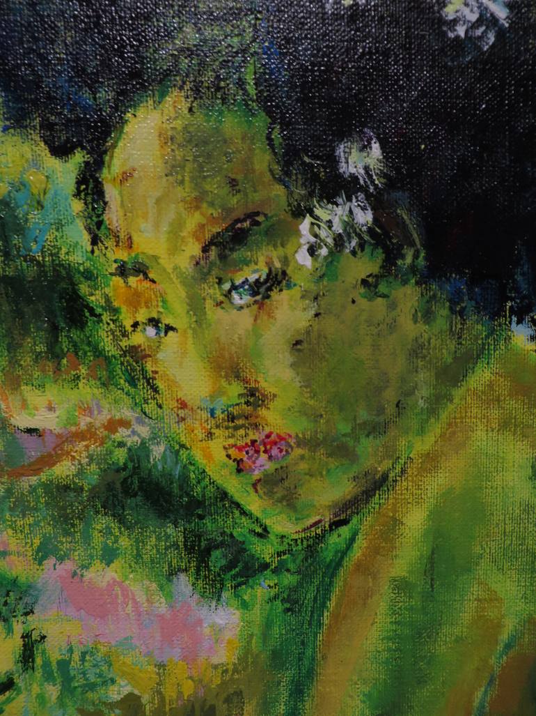 Original Impressionism People Painting by Alexander Prokopovich