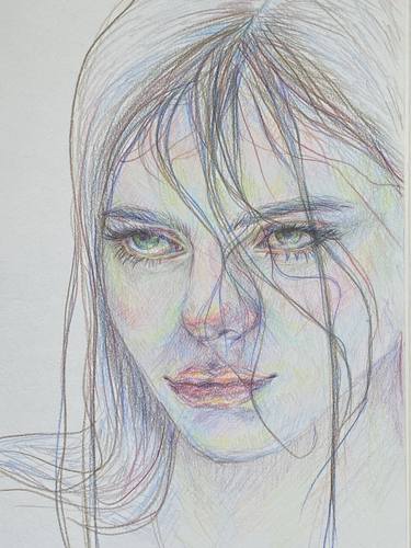 Print of Modern Women Drawings by Kateryna Repych
