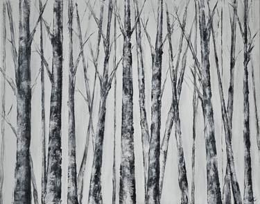Print of Minimalism Tree Paintings by Anna Kautto-Castoldi