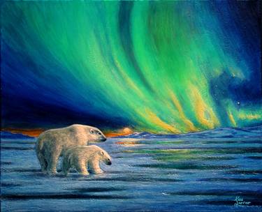 Original Animal Paintings by Ken Farrar  PHOSPHORESCENT LANDSCAPES