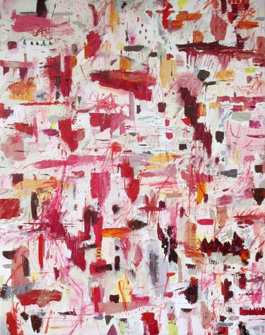 Original Abstract Expressionism Abstract Paintings by Valerie Ng