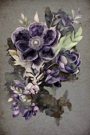 Print of Art Deco Botanic Printmaking by Camila Simona