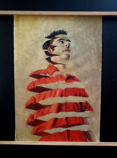 Original Figurative People Paintings by Gustavo Márquez Sandoval