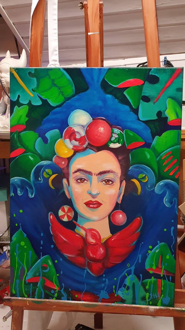 Original Figurative People Painting by Lin Katania