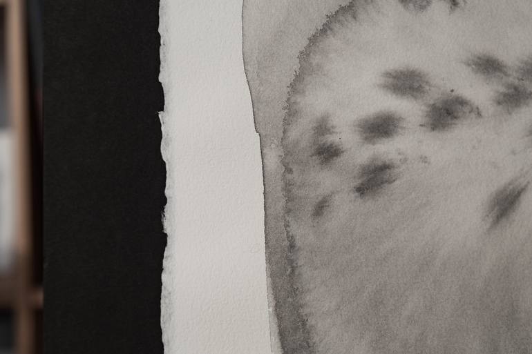 Original Abstract Landscape Drawing by Inese Verina-Lubina