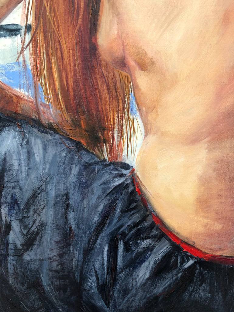 Original Figurative Erotic Painting by Iryna Kalyuzhna