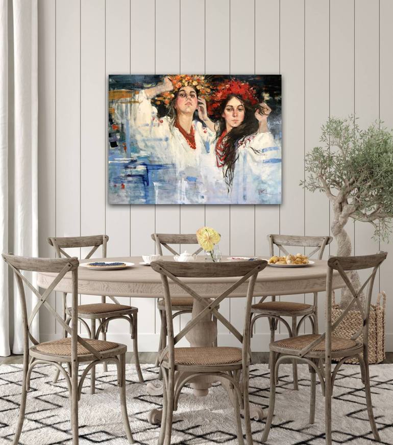Original Figurative Women Painting by Iryna Kalyuzhna