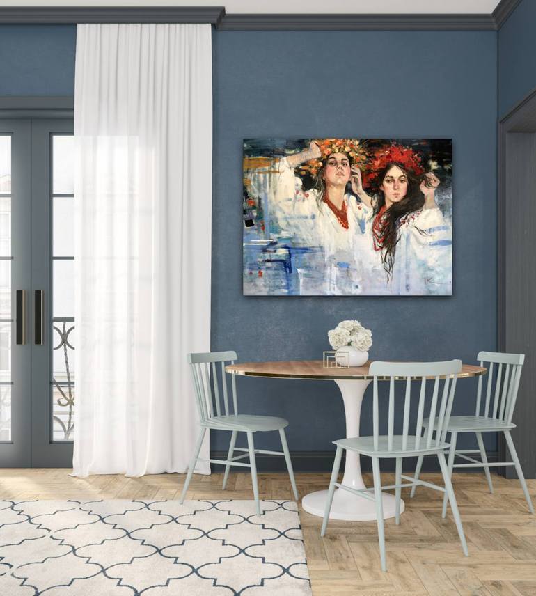 Original Figurative Women Painting by Iryna Kalyuzhna