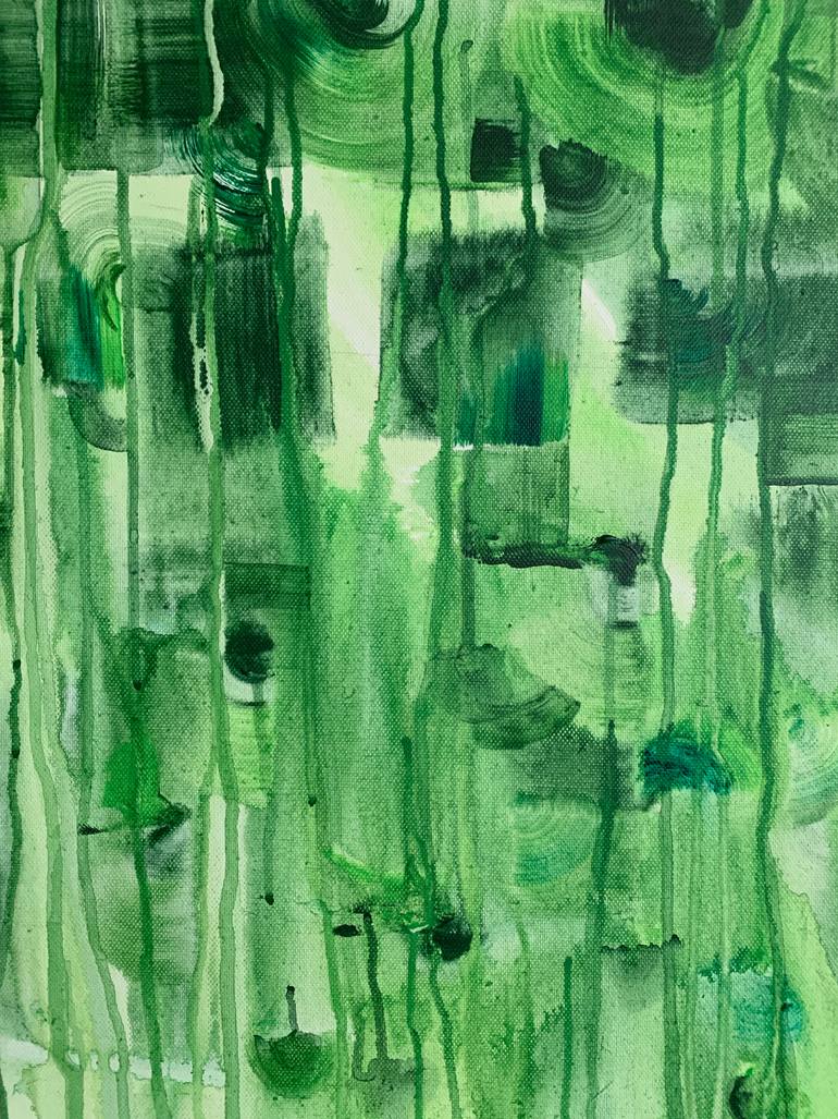 Original Abstract Expressionism Abstract Painting by Greta Alf