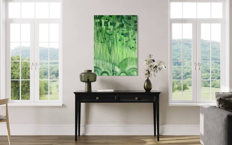 Original Abstract Expressionism Abstract Painting by Greta Alf