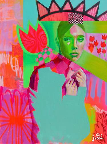 Print of Women Paintings by Jessi Dahlquist