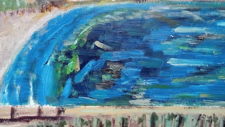 Original Contemporary Beach Painting by Derek Bernstein