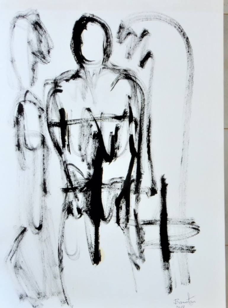 Mortality death and denial of sex 006 Drawing by Derek Bernstein | Saatchi  Art