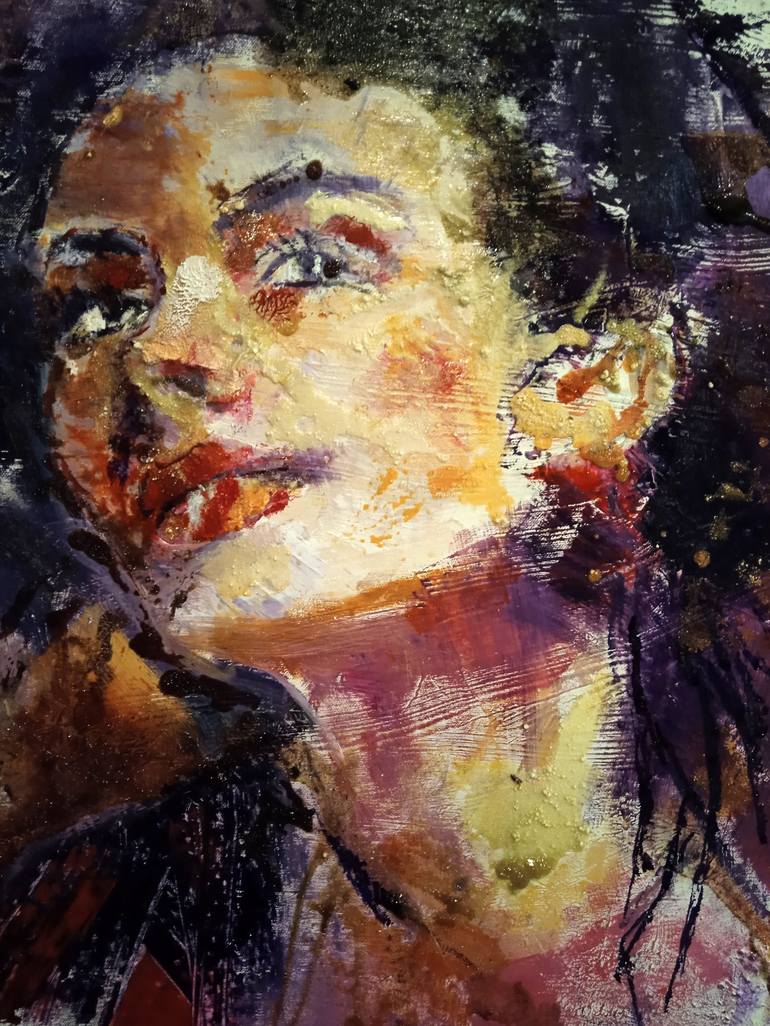 Original Portrait Painting by Chiara Abbaticchio