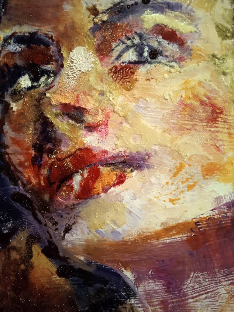 Original Portrait Painting by Chiara Abbaticchio