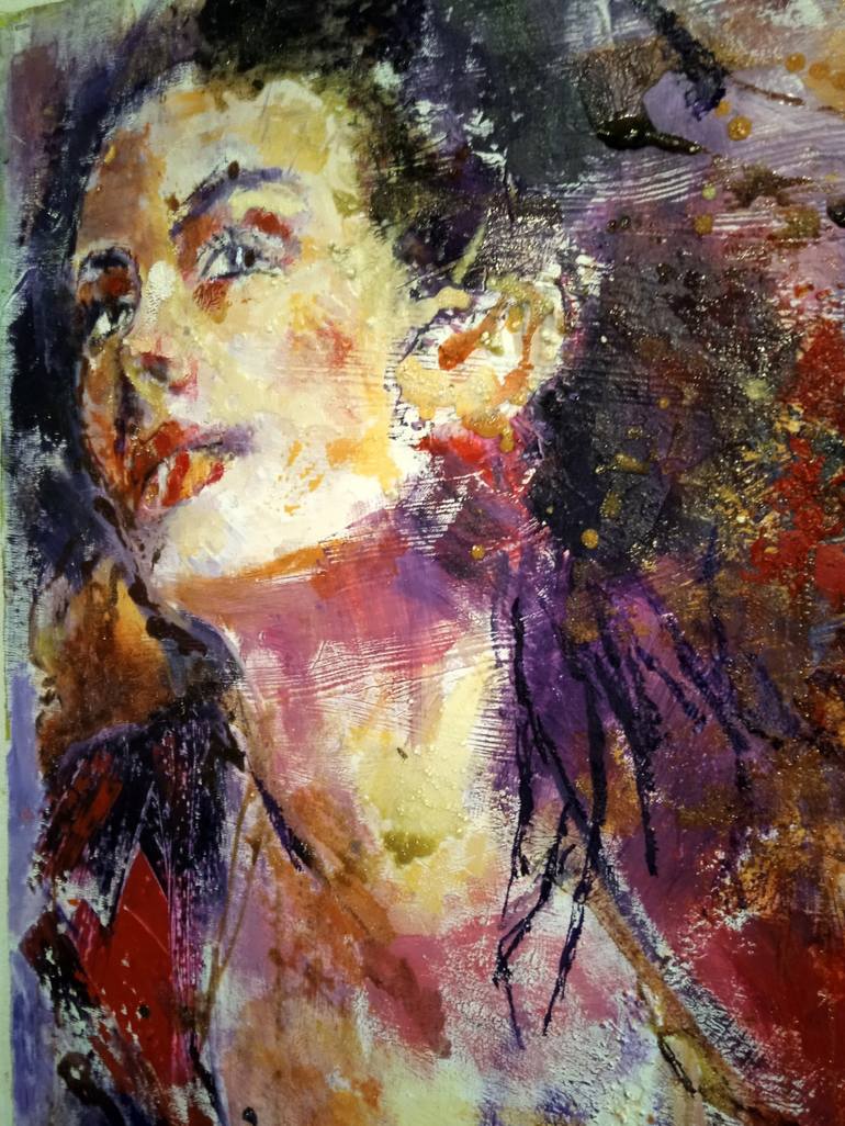 Original Portrait Painting by Chiara Abbaticchio