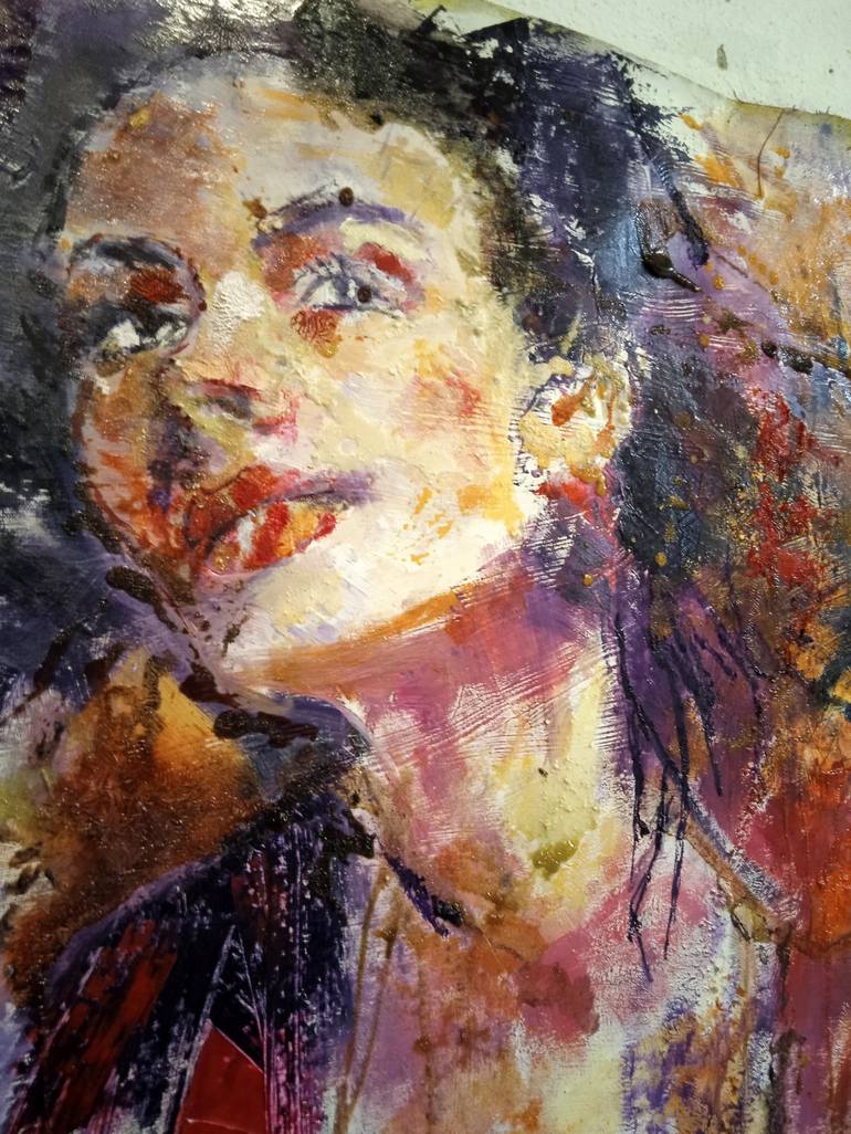Original Portrait Painting by Chiara Abbaticchio