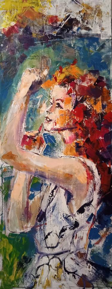 Original Figurative Portrait Paintings by Chiara Abbaticchio