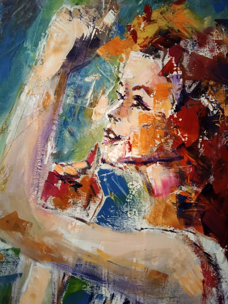 Original Portrait Painting by Chiara Abbaticchio