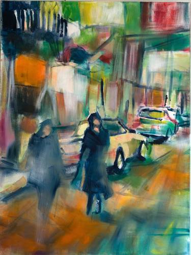 Print of Expressionism Cities Paintings by Chiara Abbaticchio