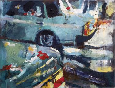 Original Abstract Expressionism Car Paintings by Chiara Abbaticchio