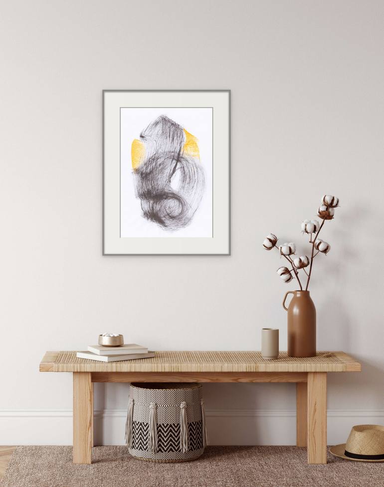 Original Contemporary Abstract Drawing by Sve Gri