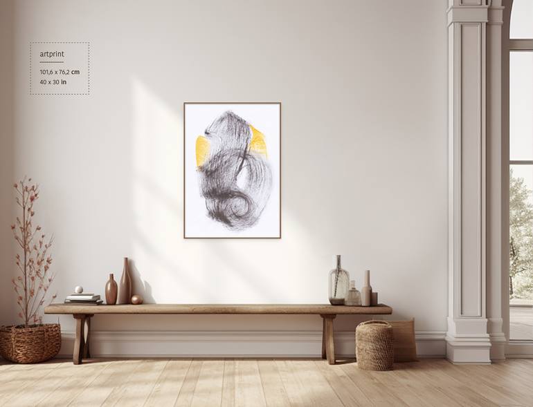 Original Contemporary Abstract Drawing by Sve Gri